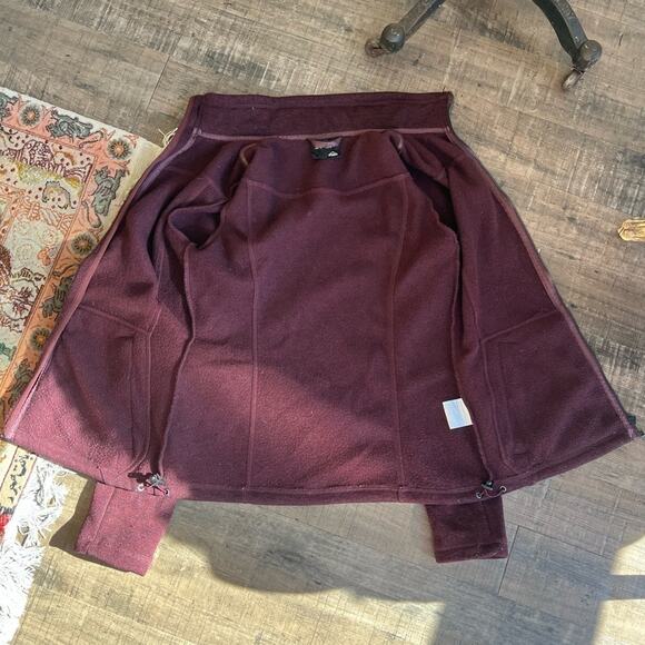 MCKINLEY WOMENS FLEECE ZIP JACKET MAROON SIZE SMALL - Picture 8 of 9